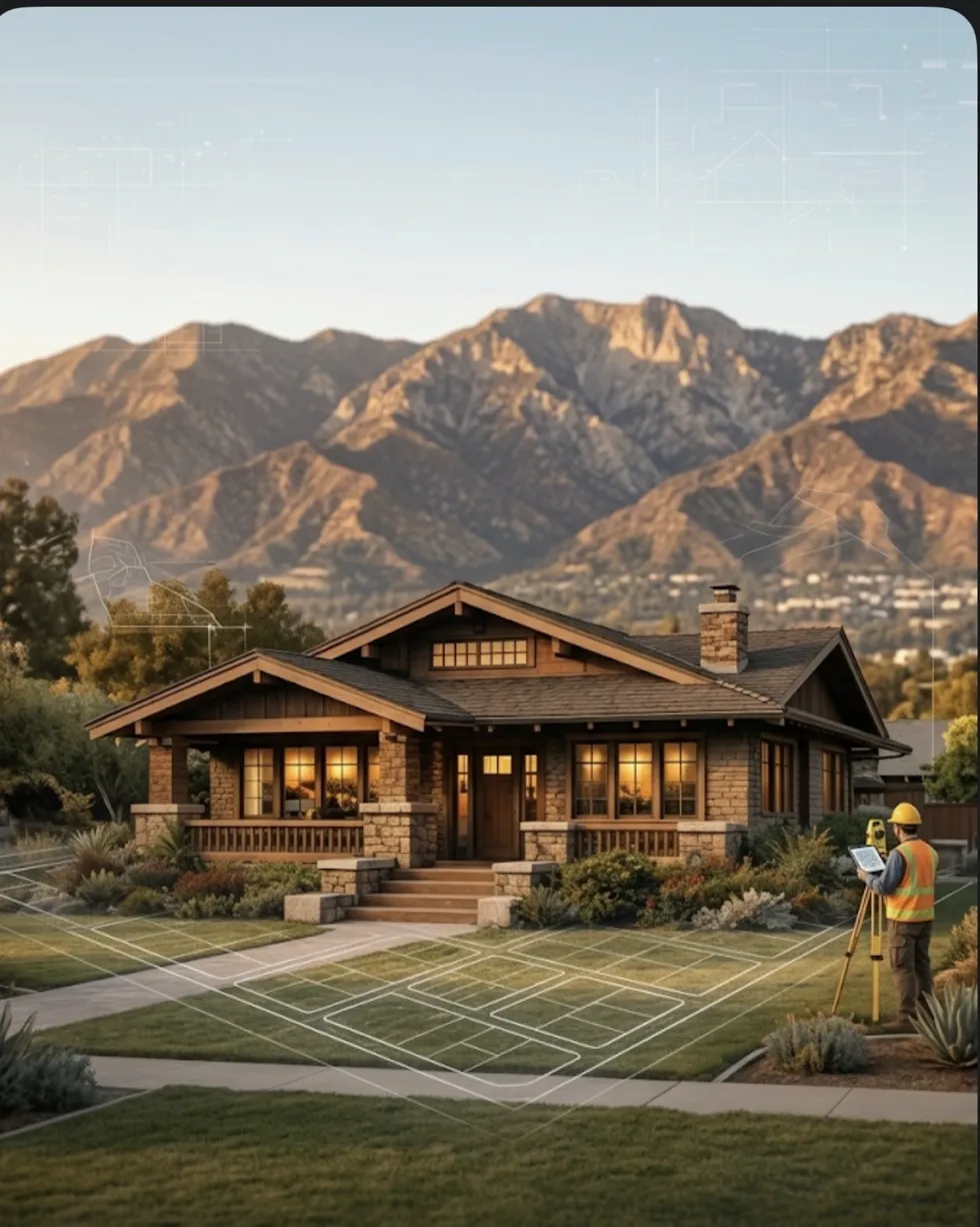 Altadena craftsman home with San Gabriel Mountains — Built Environment Intelligence